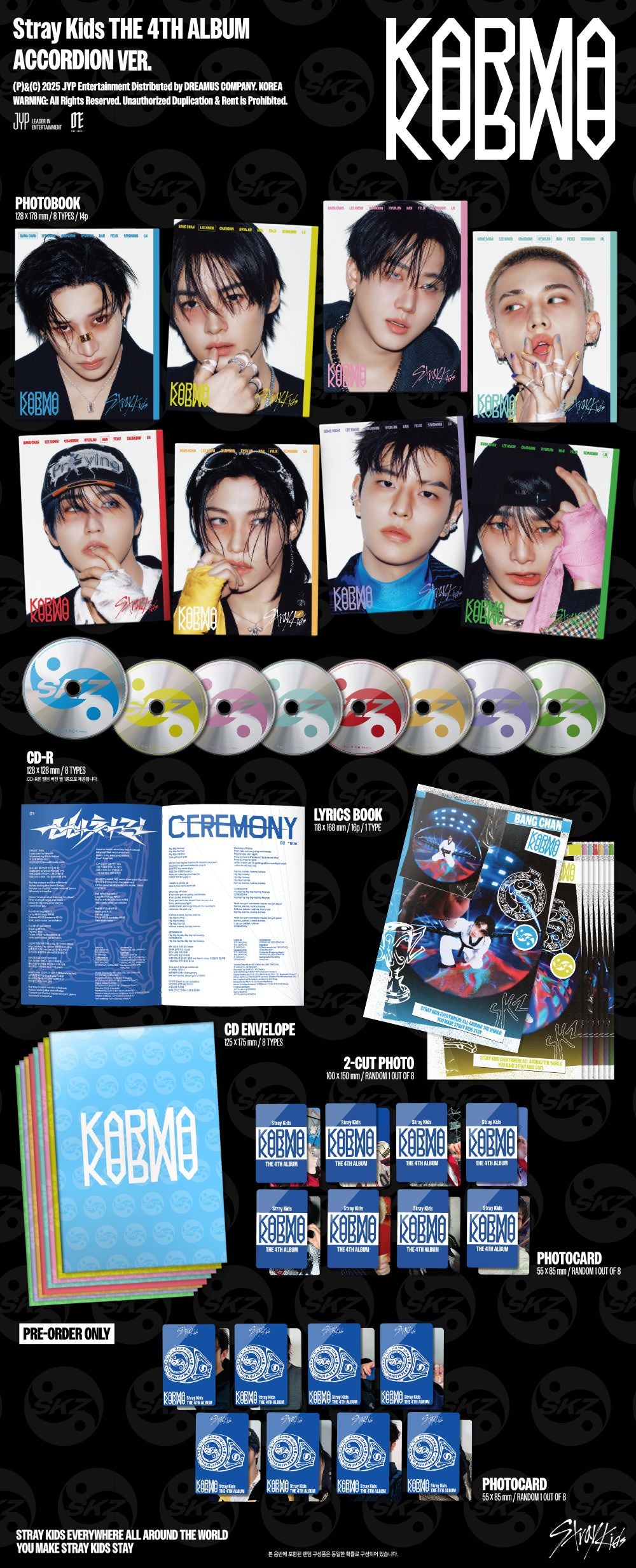 Stray Kids (스트레이 키즈) 4th Full Album ‘KARMA’ (ACCORDION VER.)