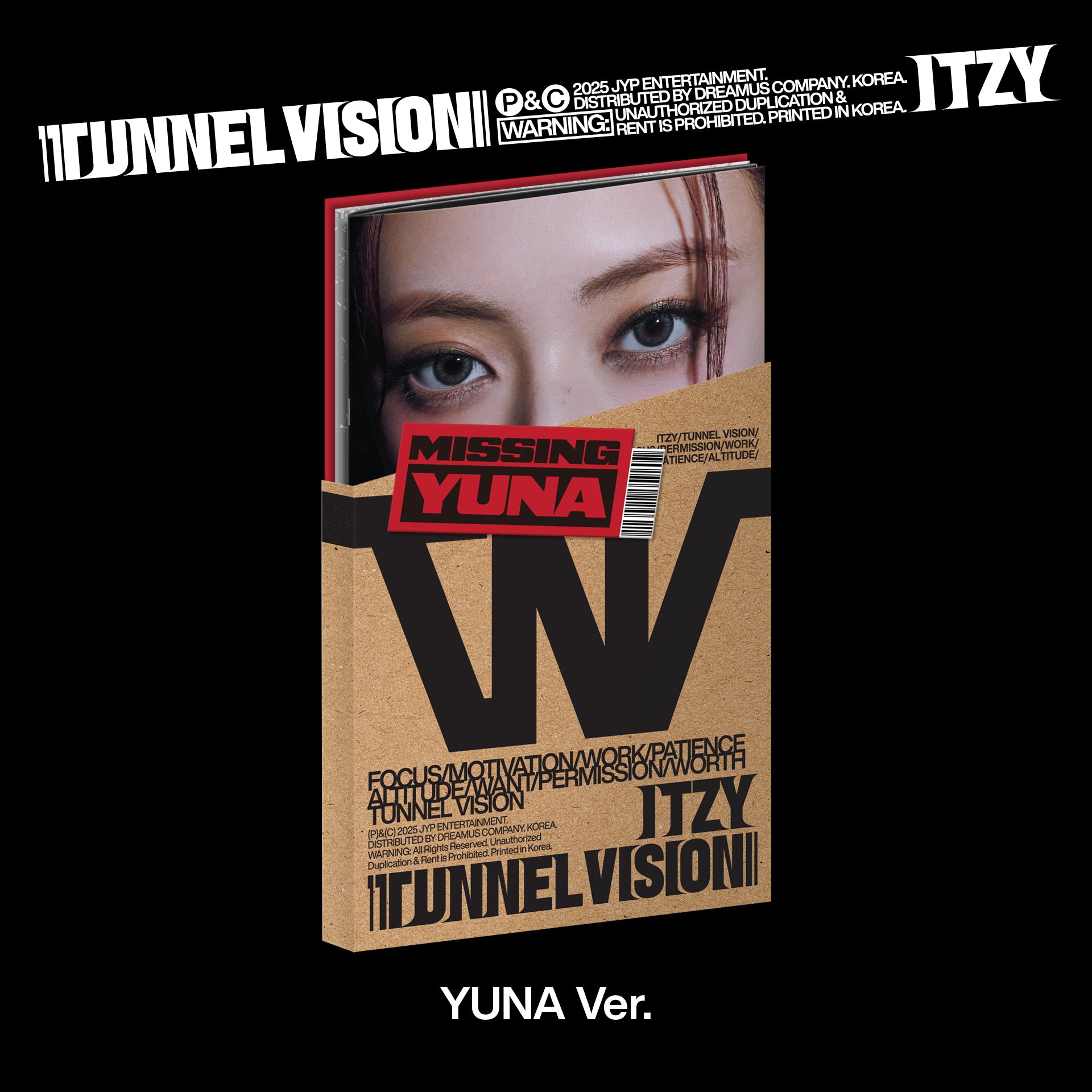 ITZY (있지) [TUNNEL VISION] Versión Miembro (Total 5 Tipos)