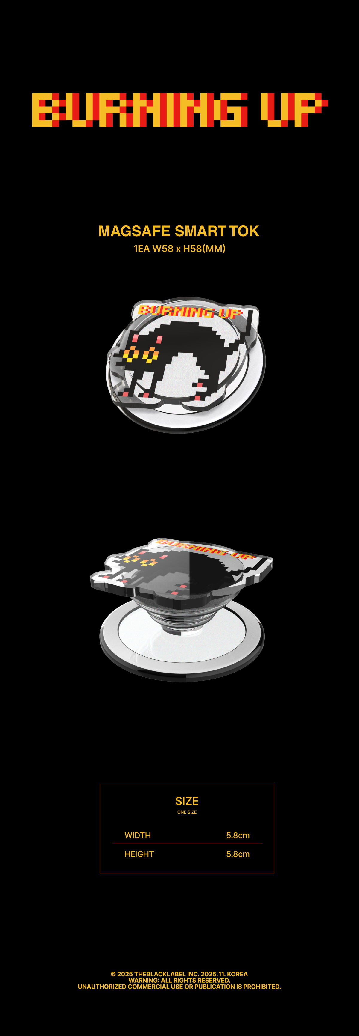 MEOVV (미야오) BURNING UP MAGSAFE SMART TOK