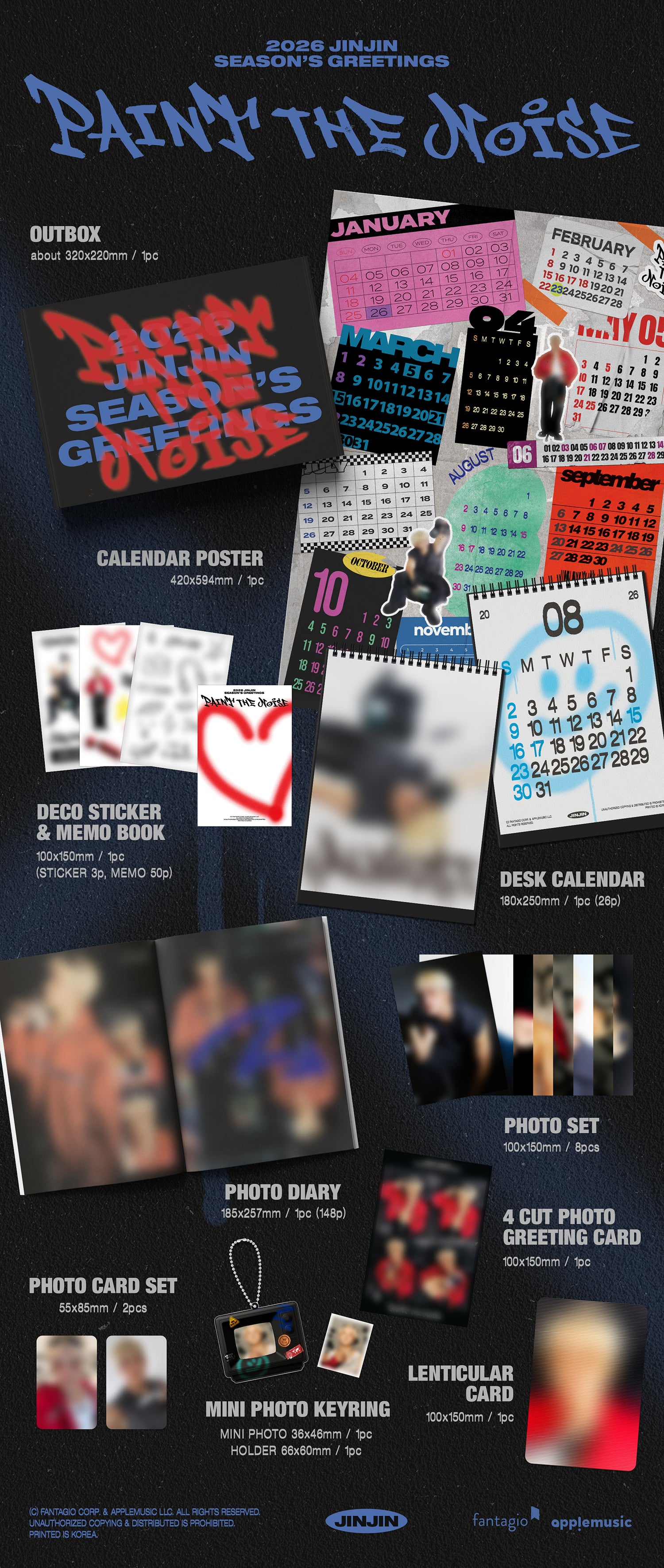 JINJIN (진진) 2026 SEASON’S GREETINGS [PAINT THE NOISE]