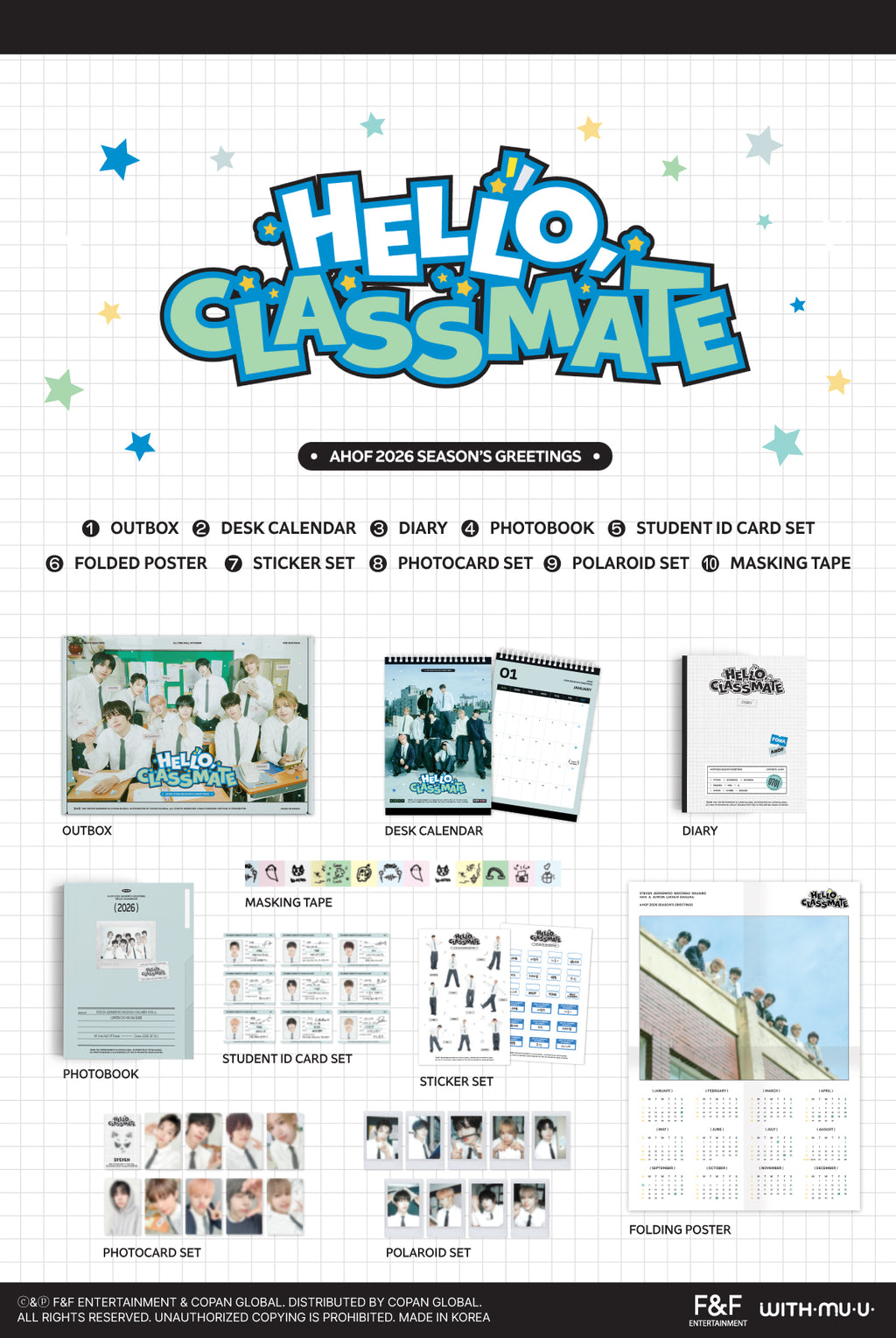 AHOF (아홉) 2026 SEASON'S GREETINGS [HELLO CLASSMATE]