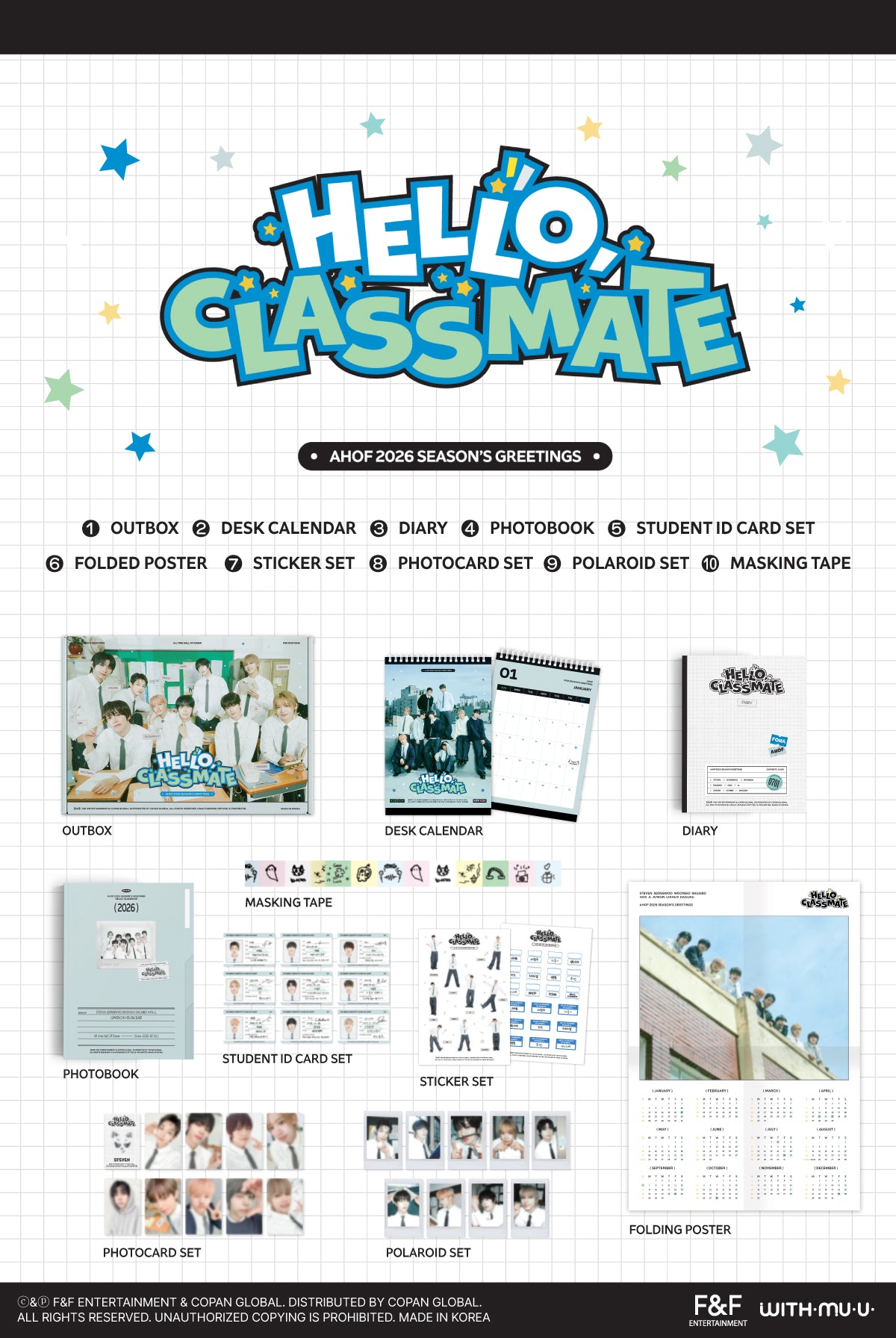 AHOF (아홉) 2026 SEASON'S GREETINGS [HELLO CLASSMATE]