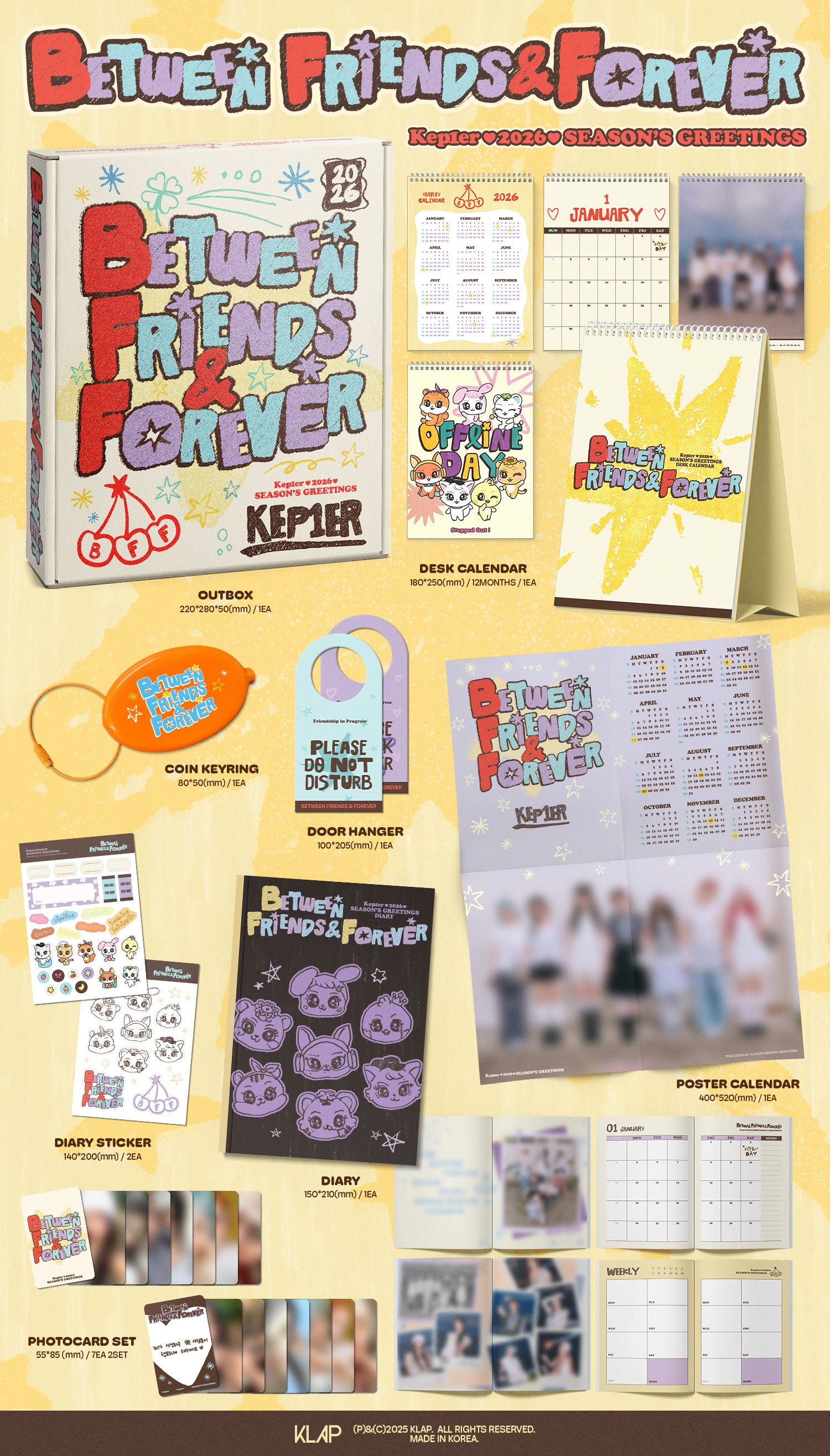 Kep1er (케플러) 2026 Season’s Greetings [BETWEEN FRIENDS&FOREVER]