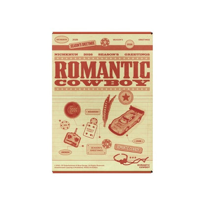 [PRE-ORDER] NICHKHUN (닉쿤) 2026 SEASON'S GREETINGS [ROMANTIC COWBOY]