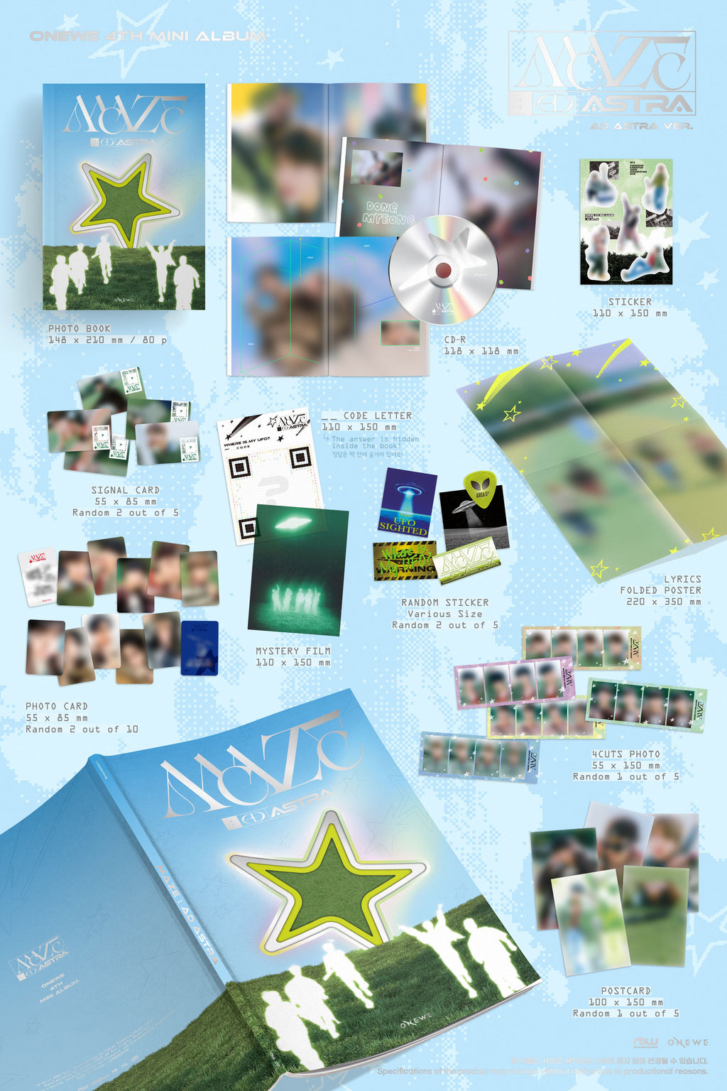 ONEWE (원위) 4to mini álbum [MAZE: AD ASTRA] (AD ASTRA ver.)