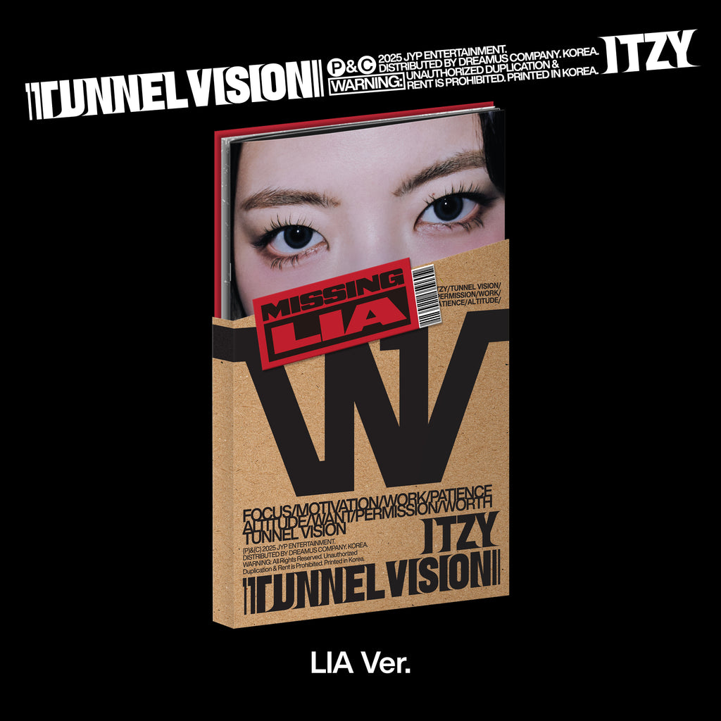 ITZY (있지) [TUNNEL VISION] Versión Miembro (Total 5 Tipos)