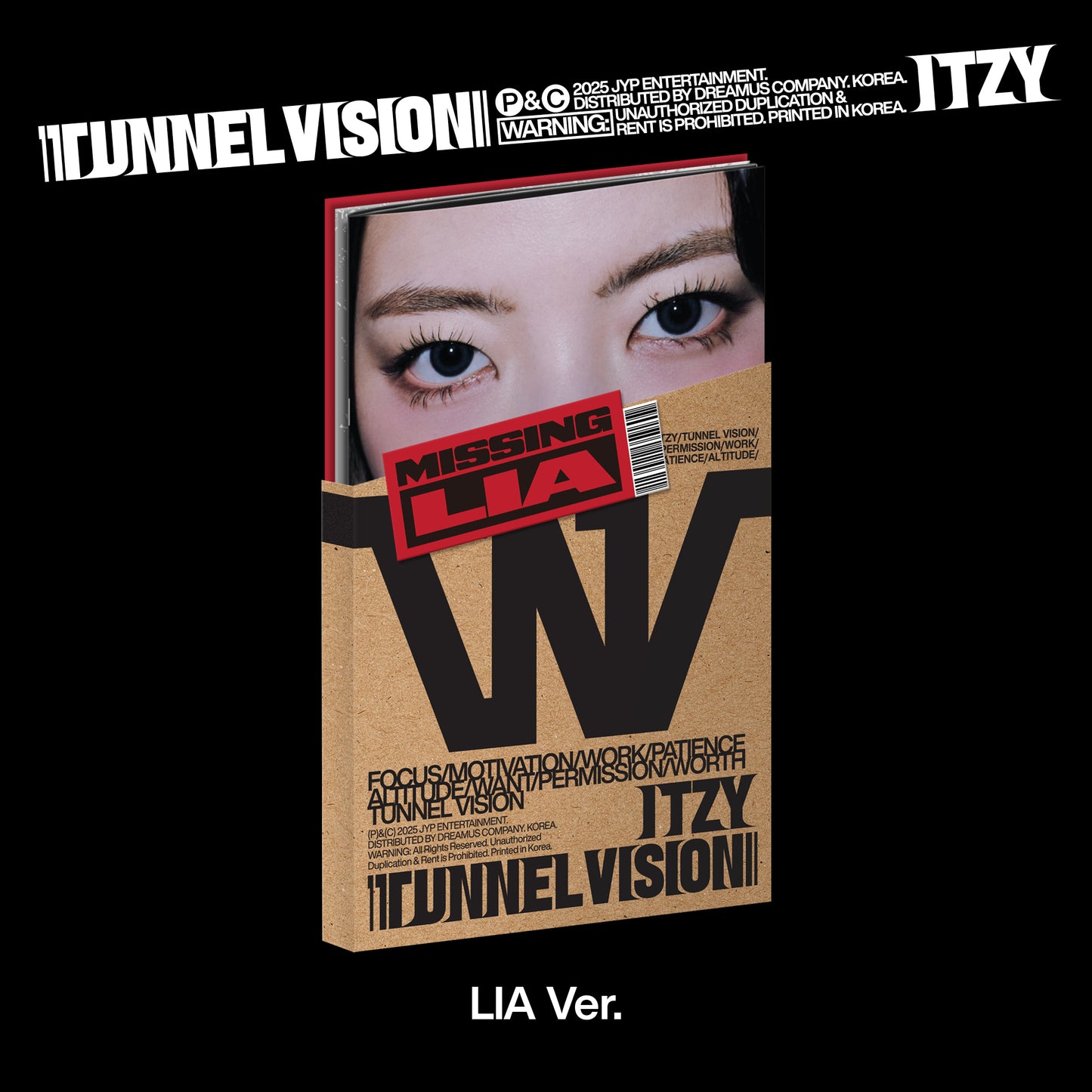 ITZY (있지) [TUNNEL VISION] Member Ver. (Total 5 Types)