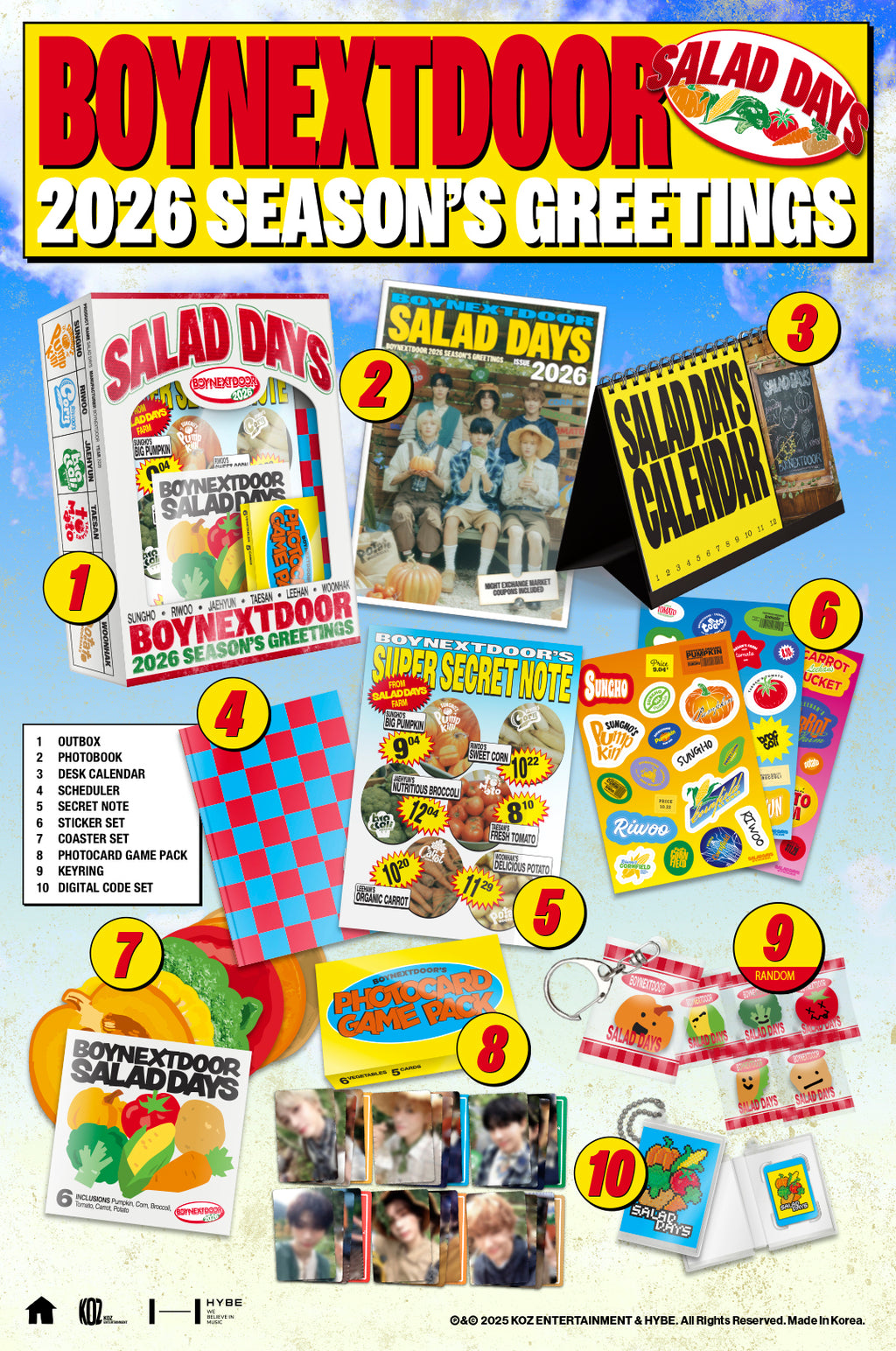 [PRE-ORDER] BOYNEXTDOOR (보이넥스트도어) 2026 SEASON’S GREETINGS