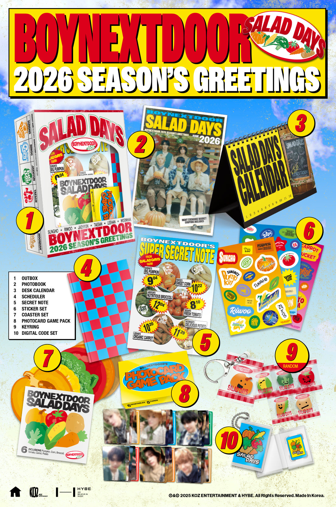 [PRE-ORDER] BOYNEXTDOOR (보이넥스트도어) 2026 SEASON’S GREETINGS