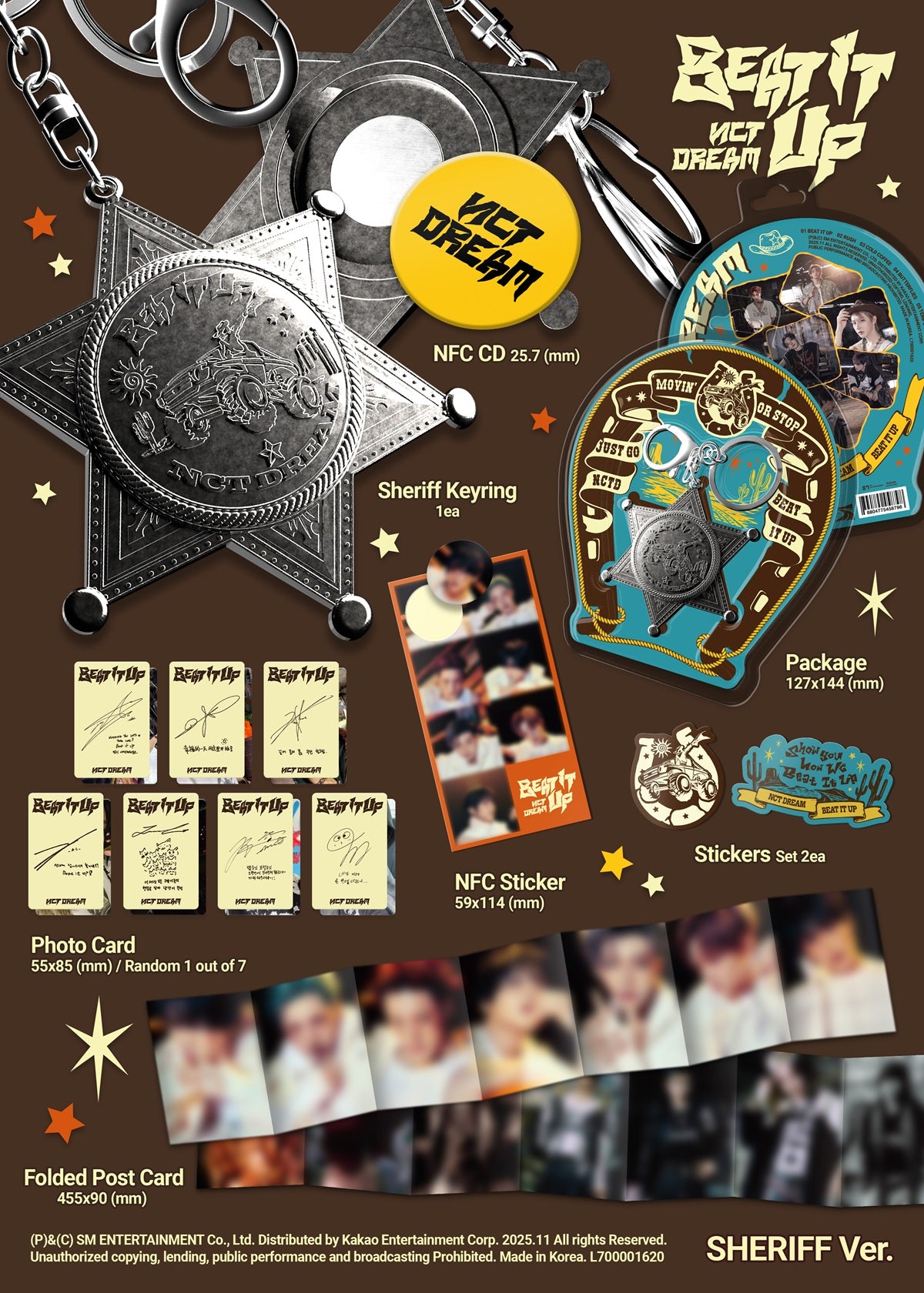 [RESERVA] NCT DREAM 'Beat It Up' (Versión Sheriff) (Álbum Smart)