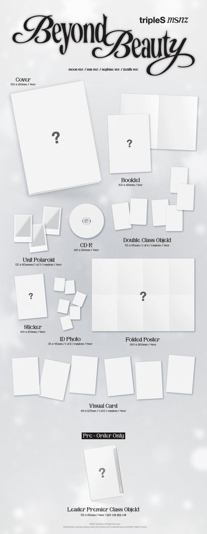 tripleS (트리플에스) Mini [msnz] (moon ver, sun ver, neptune ver, zenith ver)
