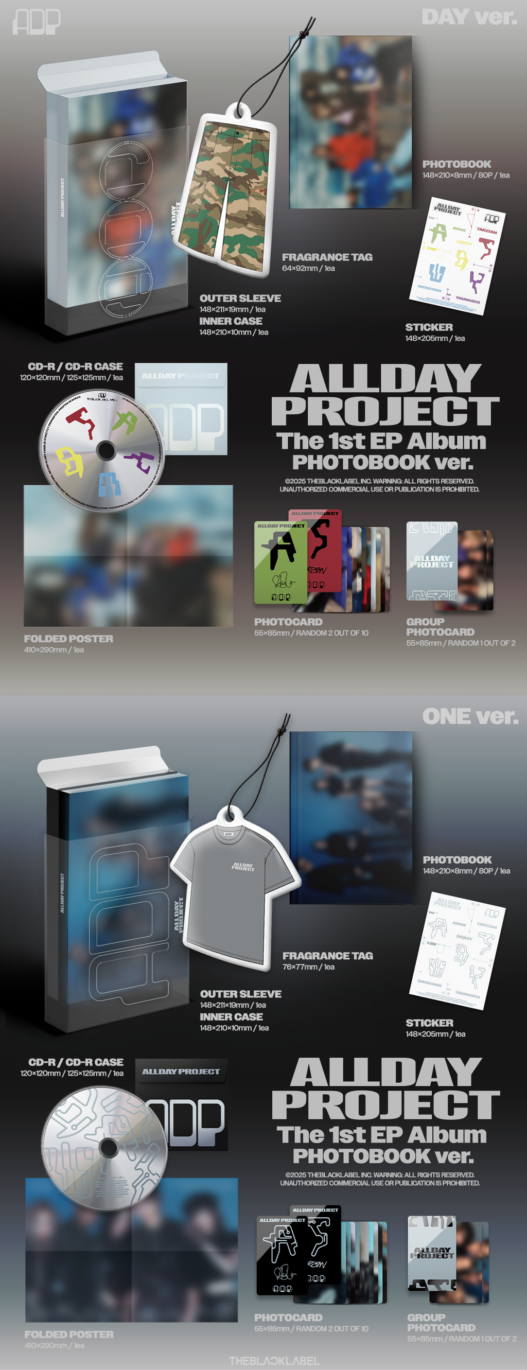 ALLDAY PROJECT The 1st EP Album 'ALLDAY PROJECT' PHOTOBOOK ver.