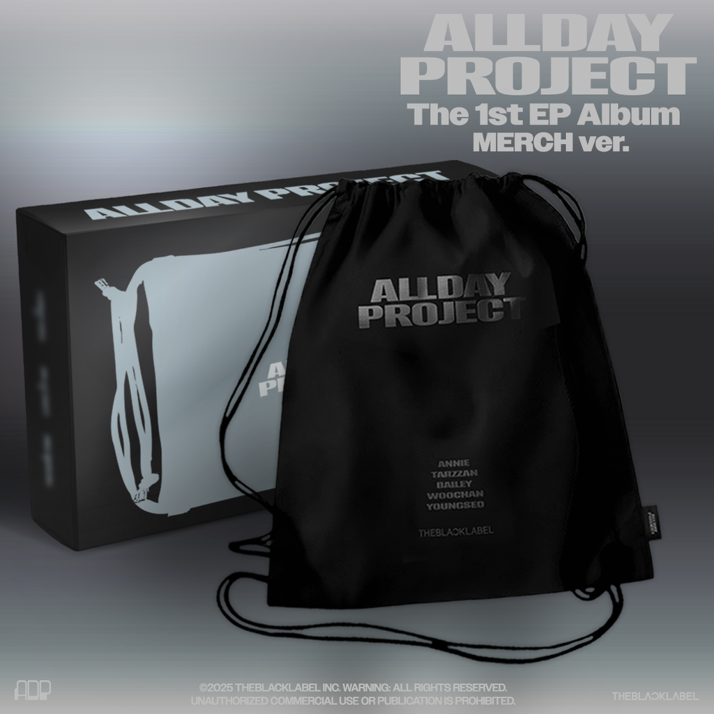ALLDAY PROJECT El primer EP 'ALLDAY PROJECT' Versión MERCH Versión BOLSA CON CORDÓN