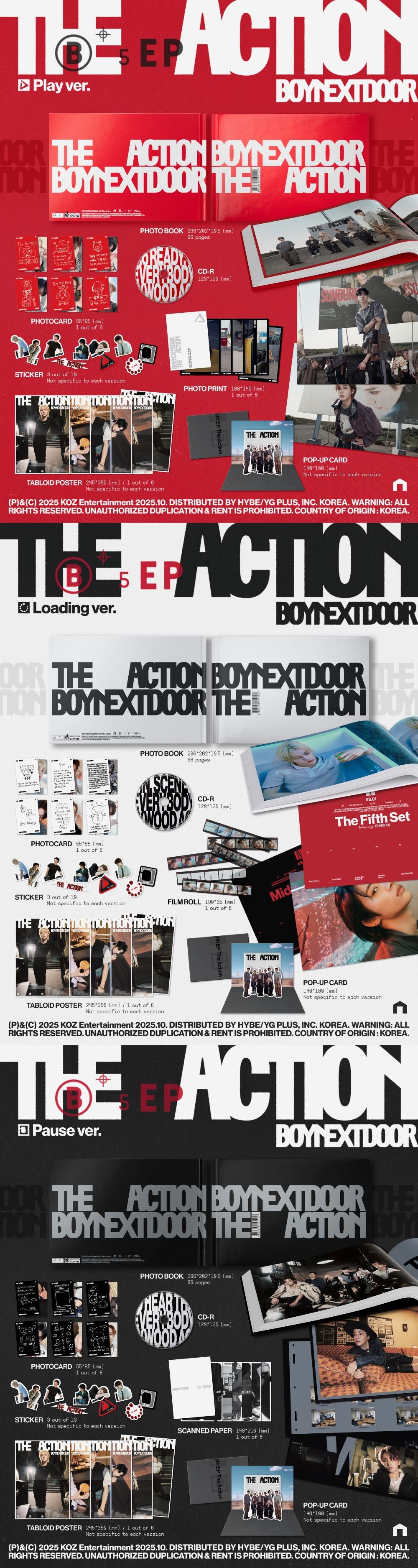 [PRE-ORDER] BOYNEXTDOOR (보이넥스트도어) 5th EP: [The Action]
