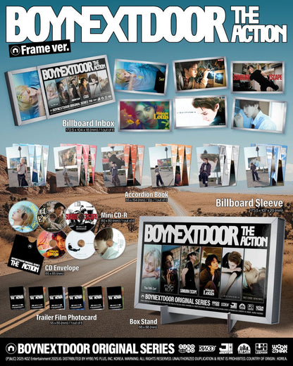 [PRE-ORDER] BOYNEXTDOOR (보이넥스트도어) 5th EP: [The Action] (Frame ver.)