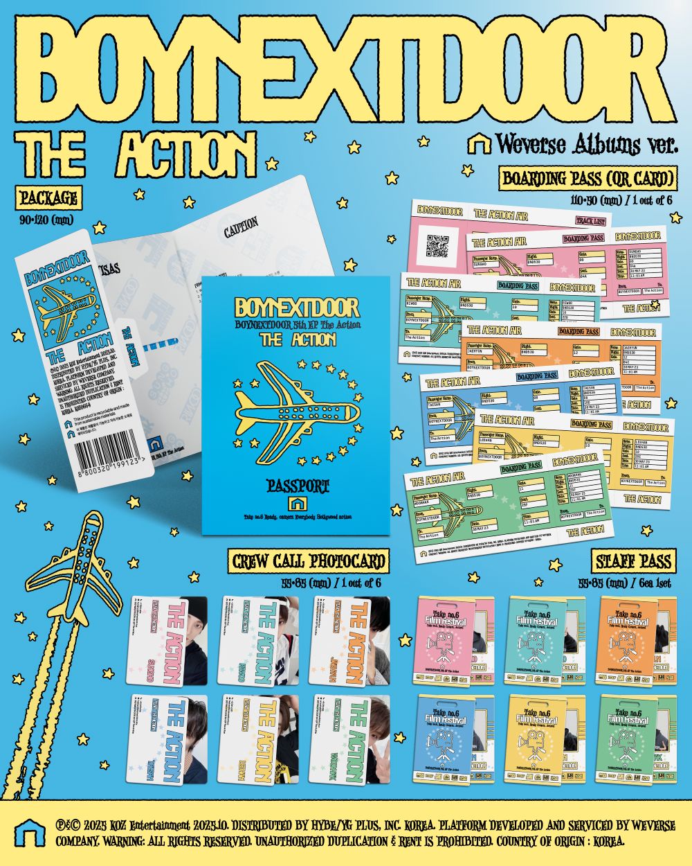 [PRE-ORDEN] BOYNEXTDOOR (보이넥스트도어) 5to EP: [The Action] (versión Weverse Albums)