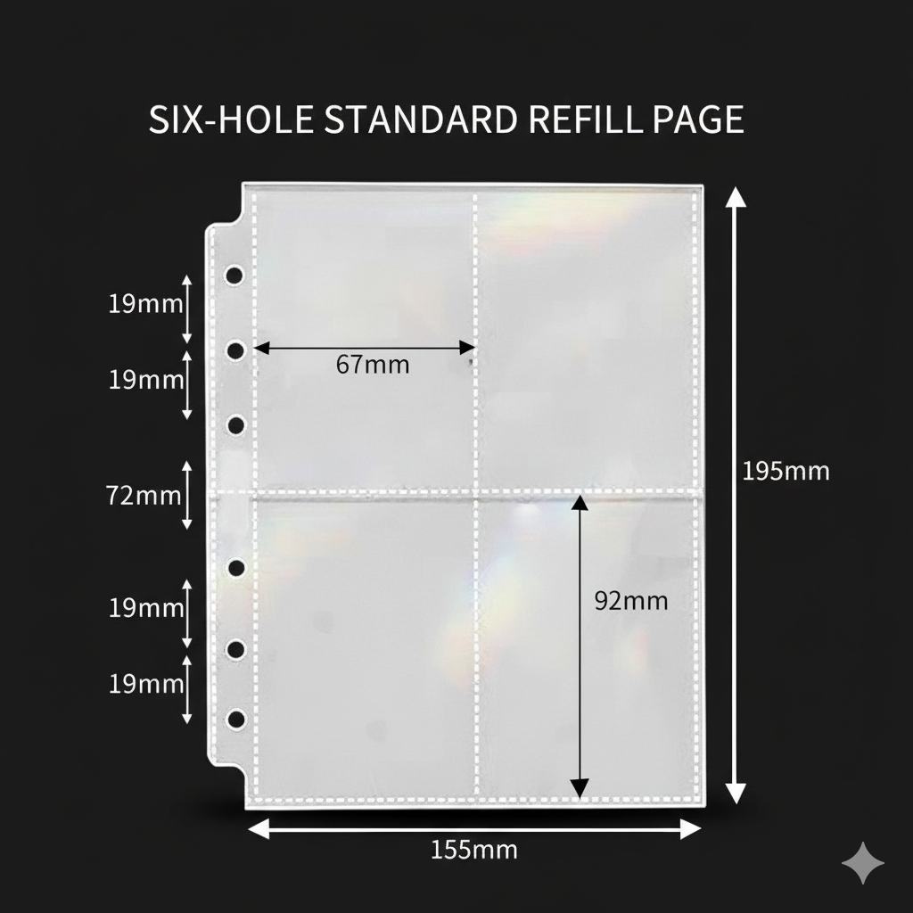 Clear Wave Photo Binder Album (Polaroid/Photocard Storage)