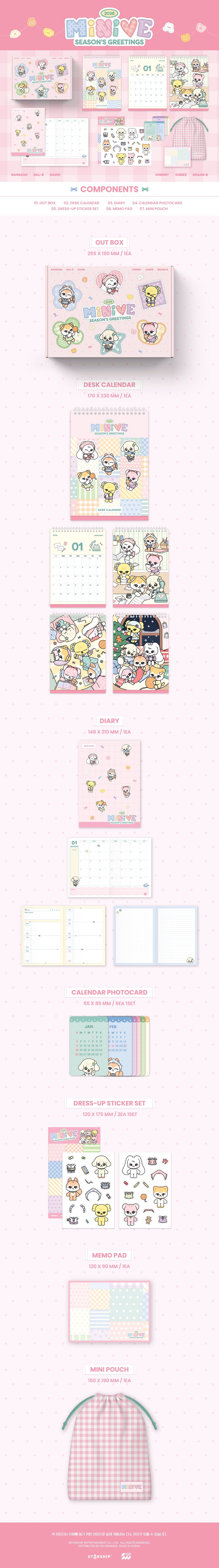 IVE (아이브) MINIVE 2026 SEASON'S GREETINGS