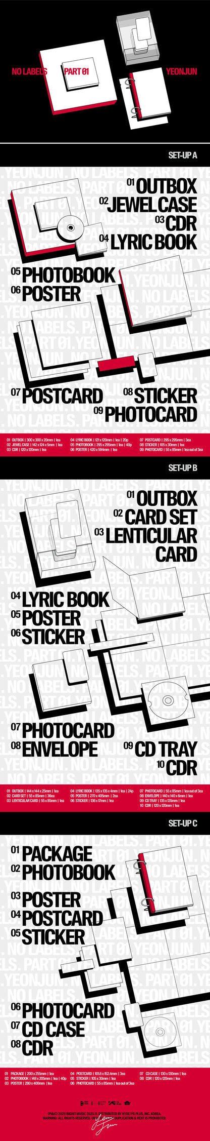 [PRE-ORDER] YEONJUN 'NO LABELS: PART 01' [Reservation Event Bonus]