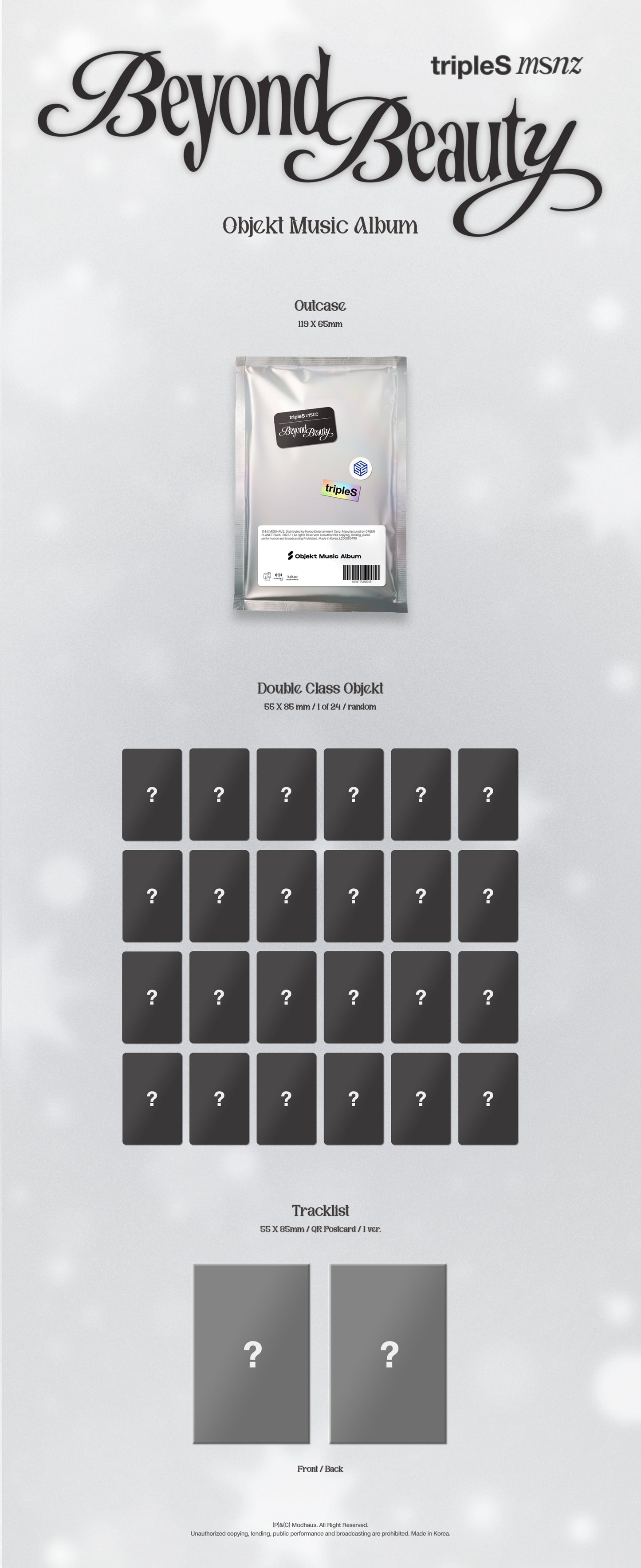 tripleS (트리플에스) Mini [msnz] (Objekt Music Album ver.)