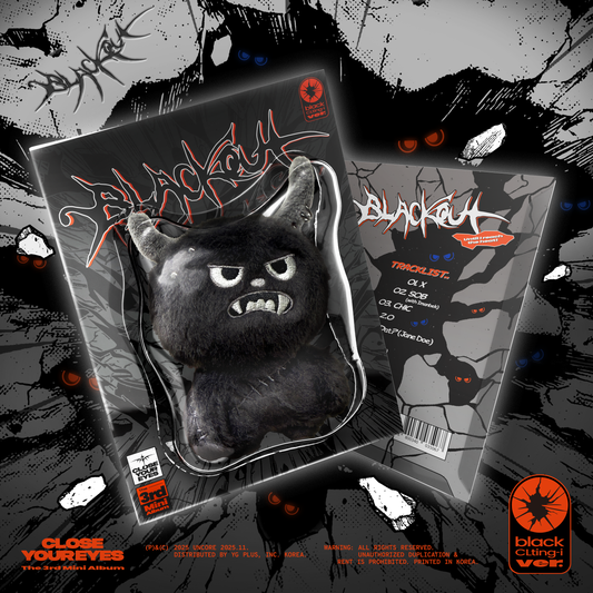 [PRE-ORDER] CLOSE YOUR EYES (클로즈유어아이즈) The 3rd Mini Album 'blackout' (black CLting-i ver.)