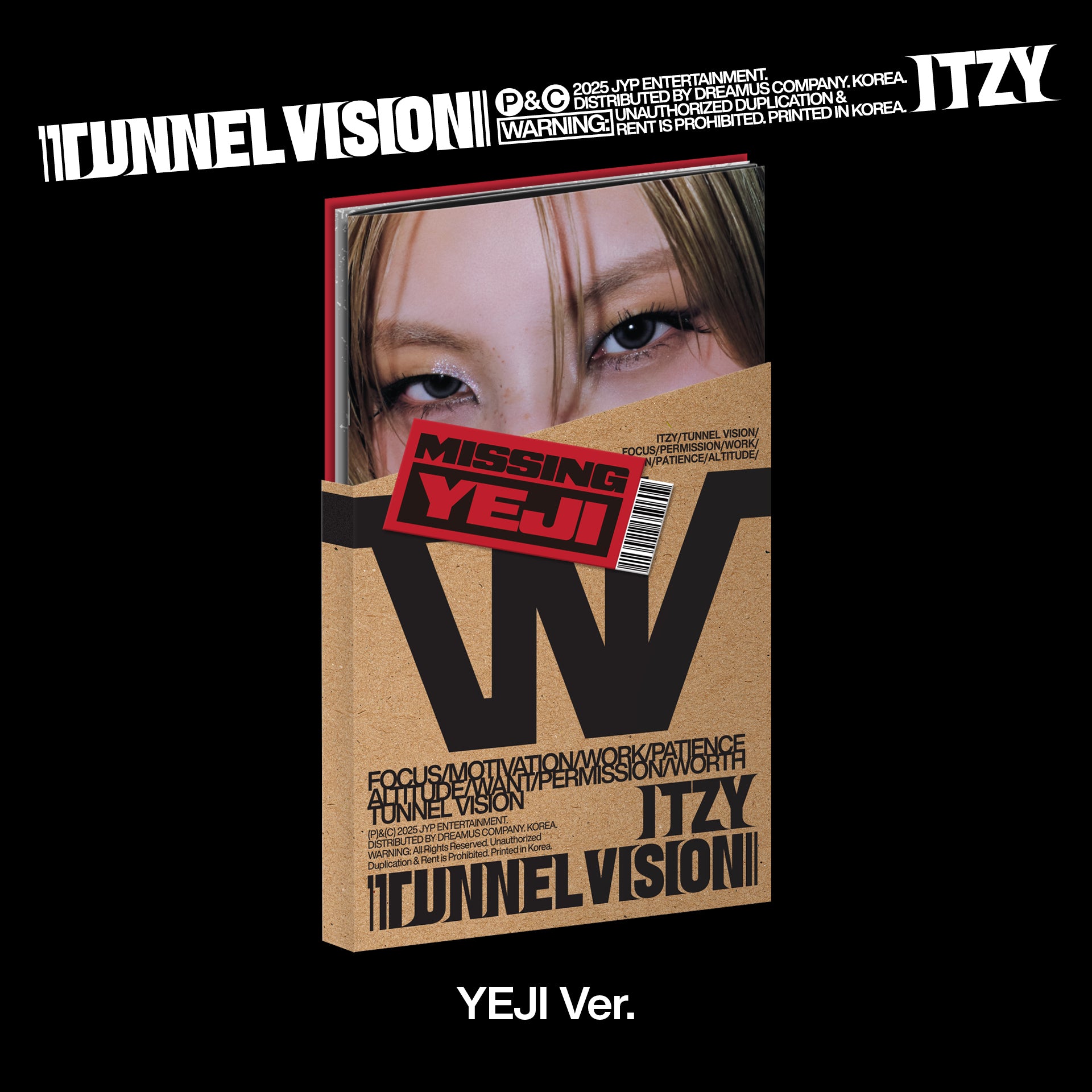 ITZY (있지) [TUNNEL VISION] Versión Miembro (Total 5 Tipos)