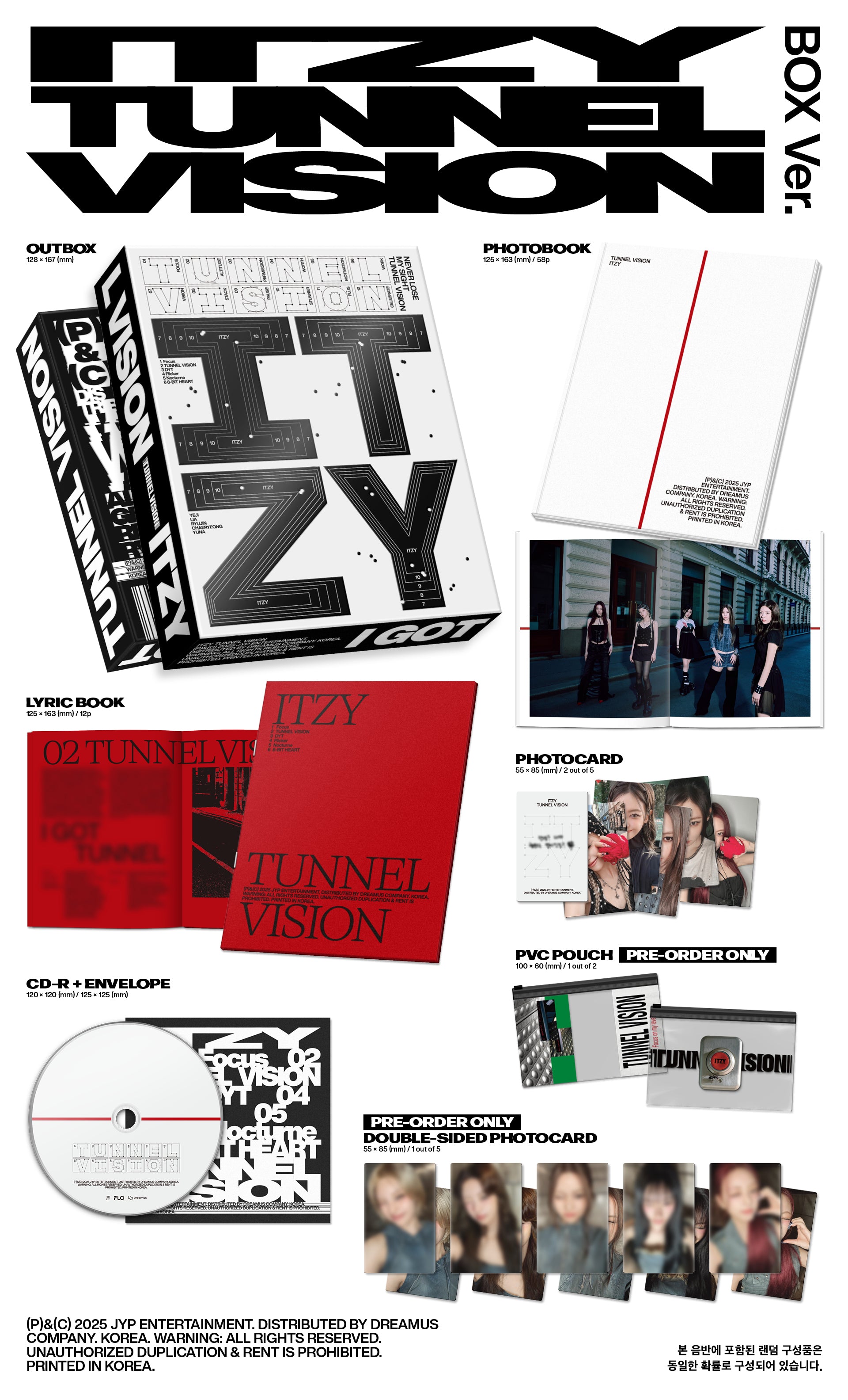 ITZY (있지) [TUNNEL VISION] Caja Ver.
