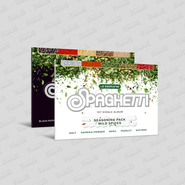 LE SSERAFIM (르세라핌) 1st Single Album 'SPAGHETTI' (Weverse Albums ver.)