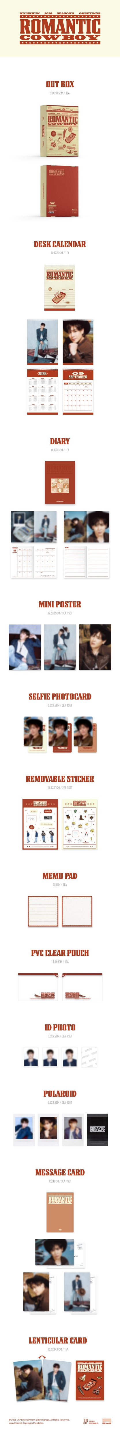 [PRE-ORDER] NICHKHUN (닉쿤) 2026 SEASON'S GREETINGS [ROMANTIC COWBOY]